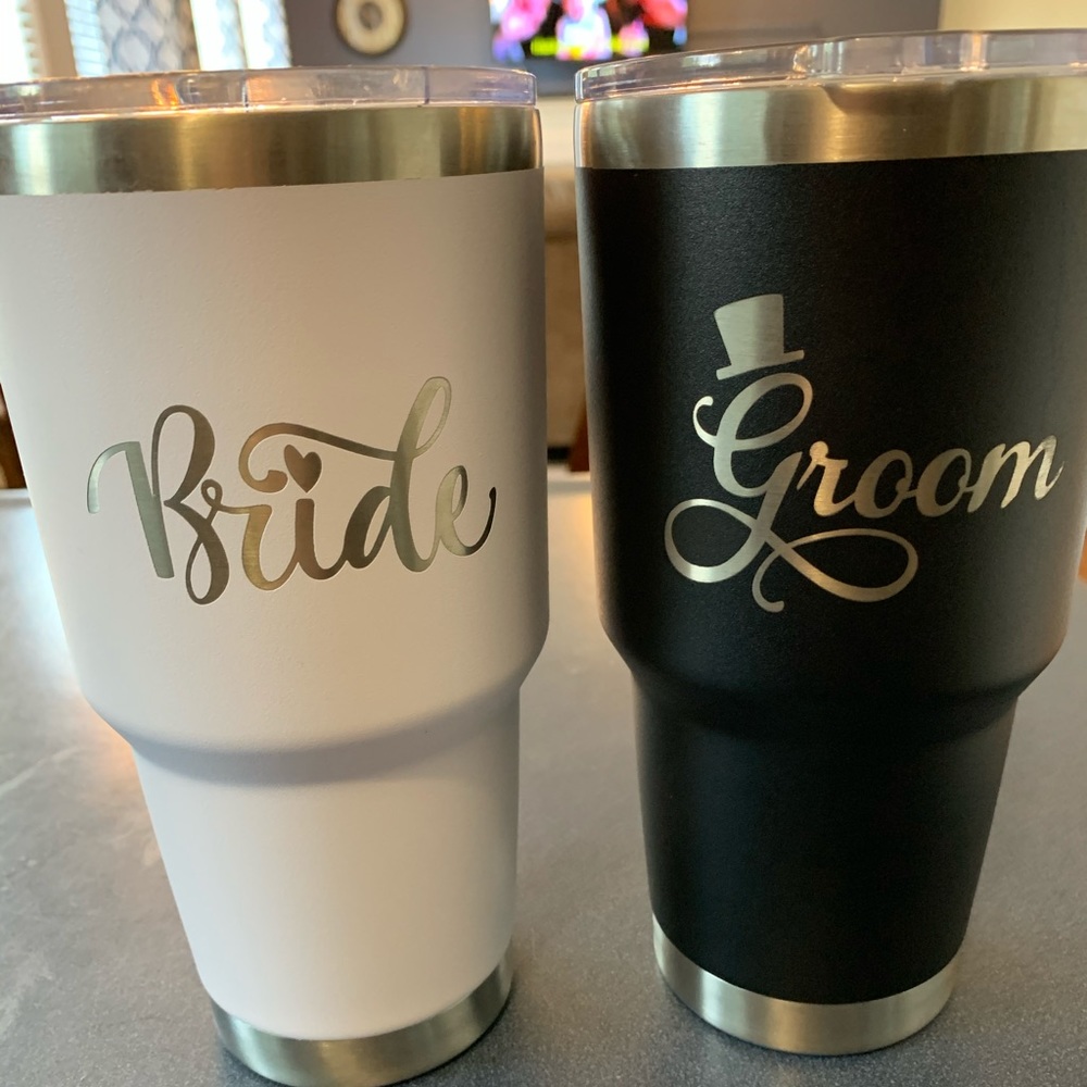 Bride and Groom Tumblers